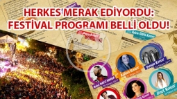 Festival Programı Belli Oldu!